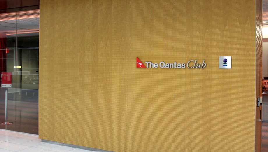 Qantas Club domestic, international lounge, Adelaide Airport