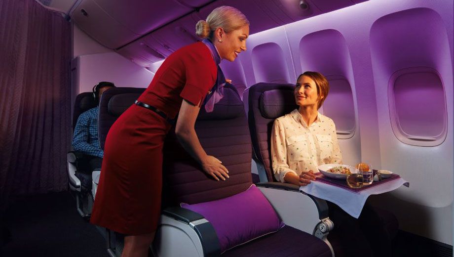 Virgin Australia Boeing 777 premium economy (Brisbane-Los Angeles)