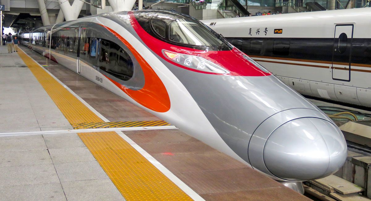 MTR High Speed Rail first class (Hong Kong to Guangzhou)