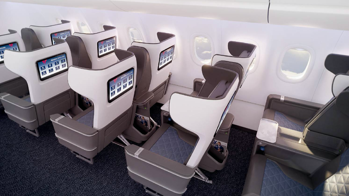 Delta Air Lines Reveals New Airbus A321neo First Class Seat Executive