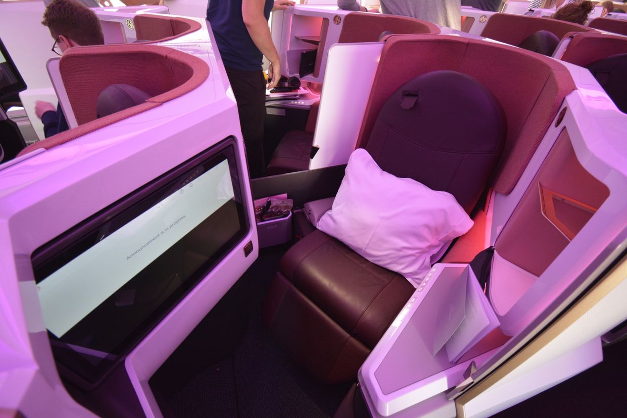 Review: Virgin Atlantic's new Airbus A350-1000 Upper Class - Executive ...