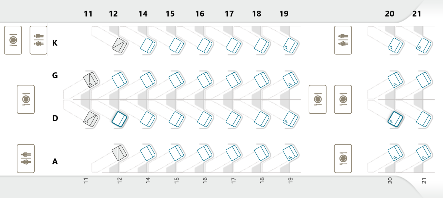 Cathay Pacific's Airbus A350s: the best seats in business class ...