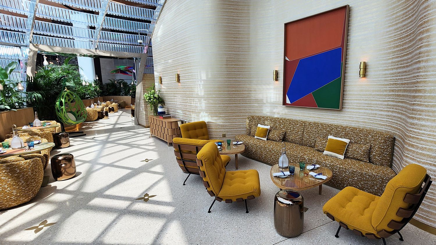 Louis Vuitton Opens Its First Lounge At Qatar's Hamad