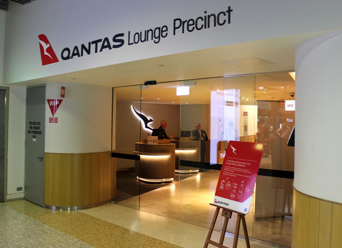 Qantas Club domestic lounge, Brisbane Airport Executive Traveller