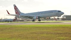 First Virgin Australia landing at SYD