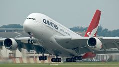 Qantas back in the air