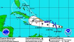 Hurricane Isaac aims for Florida this weekend