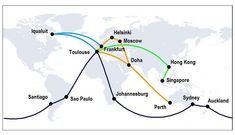 Airbus A350's world tour of 14 cities