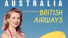 Naomi Watts recreates iconic BA poster