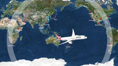 Qantas Boeing 787-9 routes