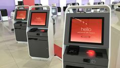 Virgin's new checkin kiosks