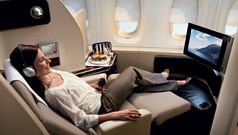 First class: QF A380 vs AA B777