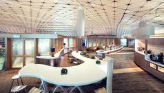 New Virgin Australia lounge in Hong Kong