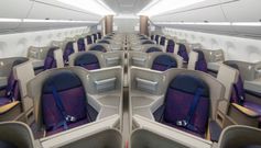 Air China's new Airbus A350 business class