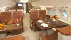 Elegance aloft in Hermes-designed private jet