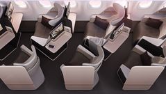 This seat puts a fresh slant on single-aisle business class