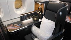 Qantas Airbus A380 business class 