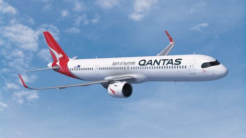 Qantas A321XLR business class