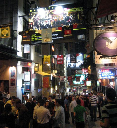 The Lan Kwai Fong district -- the place to be in Hong Kong. Jon Parise