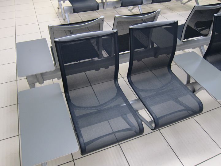 Yes, you read that right: these are the majority of the chairs in Lufthansa's flagship business class lounge.