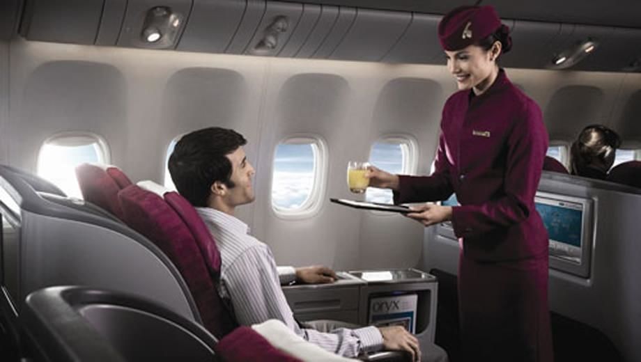 qatar airways a340 primera clase