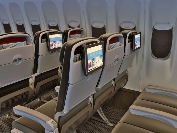 Qantas hasn't yet released images of the new 717 seats, but they sound a lot like these slimline versions seen on Jetstar.