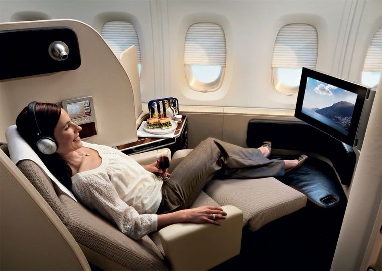 Best International First Class Seats: Qantas (tie with BA)