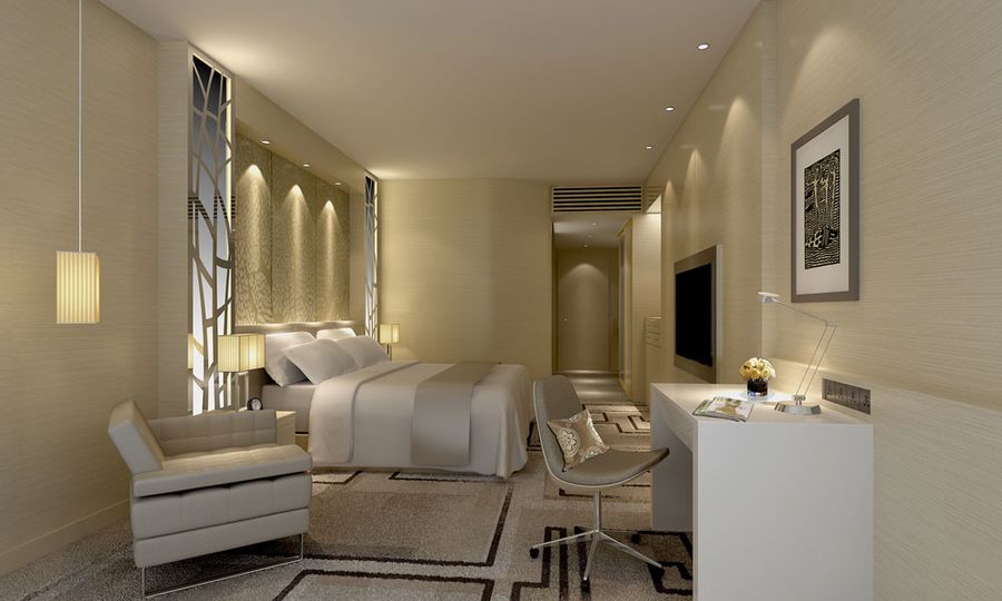 All guest rooms and suites at Langham Place, Guangzhou are furnished in a contemporary style with clean lines and muted hues