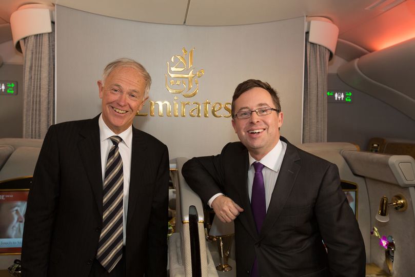 Tim Clark and Alan Joyce talk up the Emirates/Qantas alliance