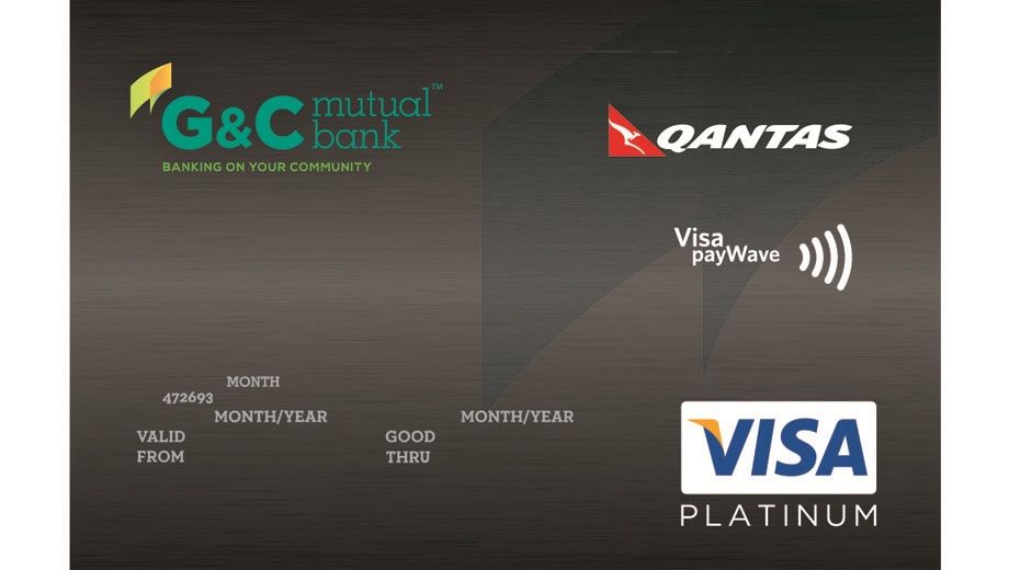 G&C Mutual Bank Qantas Platinum Visa credit card