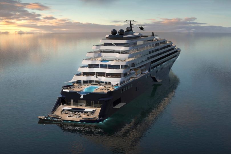 The as-yet-unnamed Ritz-Carlton yacht is being planned as one of three sister ships—though the collection may eventually expand to five.