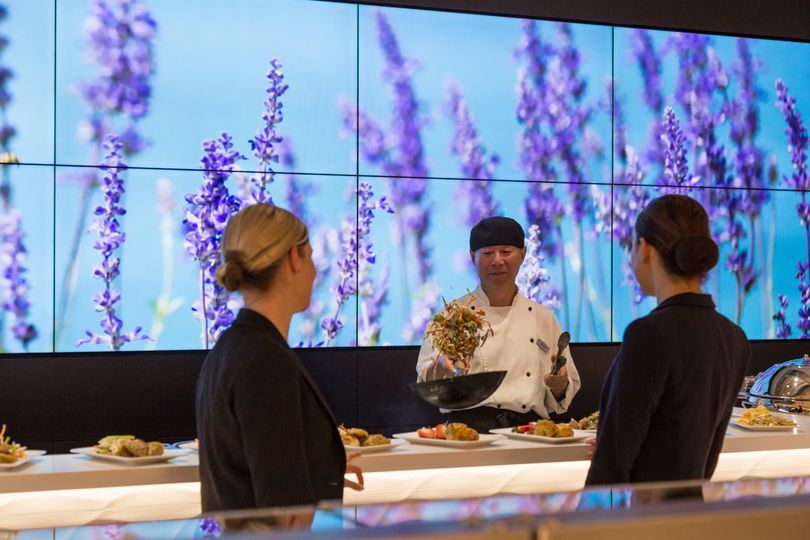 Pop into the nearby Air New Zealand lounge for a more luxe experience