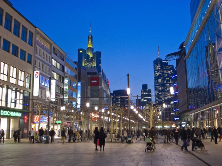 Frankfurt’s city center.