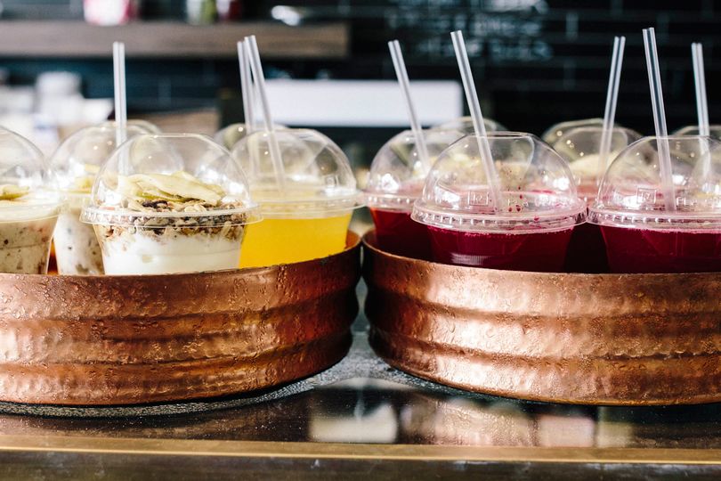 Juices made from local fruits at Café on Kohi.