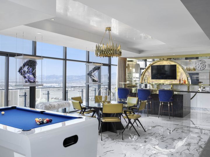 One of the Boulevard suites at the Cosmopolitan, in Las Vegas.