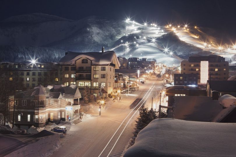 Niseko at night.