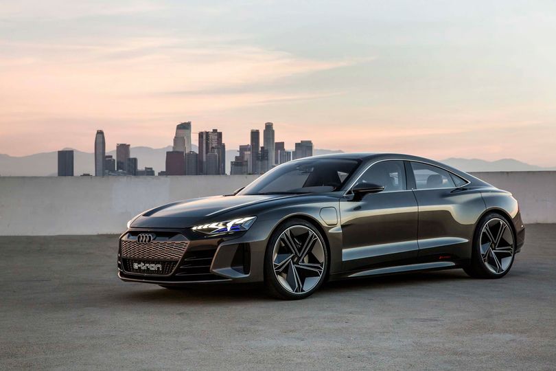 Audi's all-electric E-Tron GT will arrive as a four-door 'coupe' in 2020
