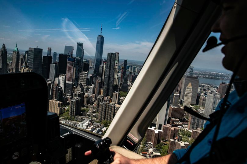 Manhattan, viewed from a Blade helicopter: flights take off every 20 minutes between 7am and 7pm, Monday to Friday