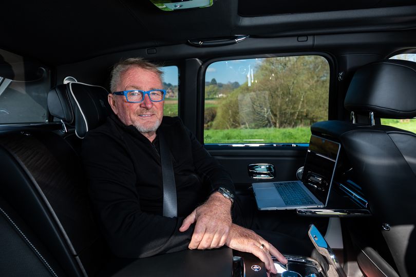 AusBT motoring editor Paul Gover files on the road from the Cullinan's well-appointed back seat.