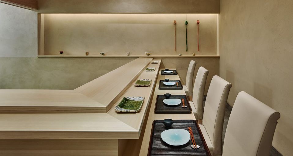 The Michelin-starred eponymous Japanese restaurant inside Kenzo winery.​​​​​