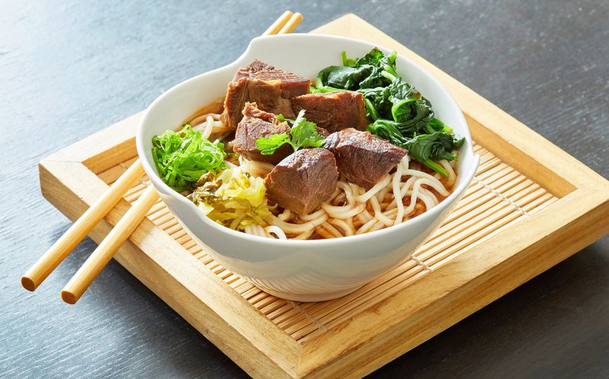 Zai Lai's Taiwanese beef noodle soup is a hearty 'street eat'.