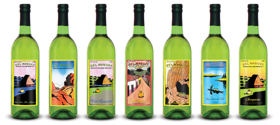 The Del Maguey Mezcal range.