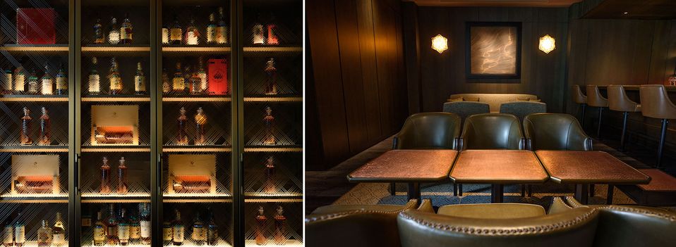 The Orchid Bar offers vintage whisky.