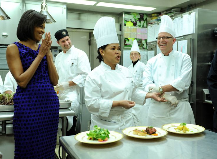 Before he became a restaurateur, Yosses, right, was executive pastry chef for the Obamas at the White House.