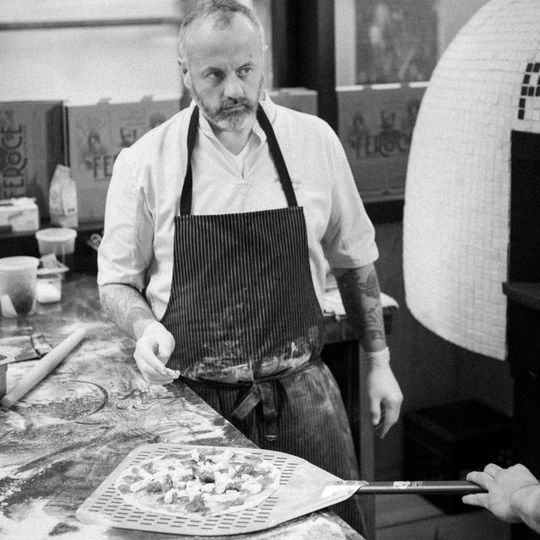 Pierluigi Roscioli, of the famed Roscioli restaurant in Rome, is collaborating with Feroce on their new pizza restaurant.