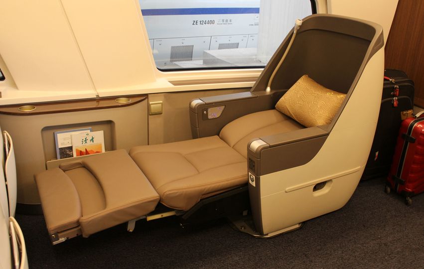 Business class means a bed from A to B, but without the hassle of flying.