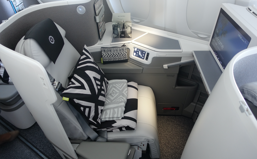 Fiji Airways Airbus A350-900 business class - Executive Traveller