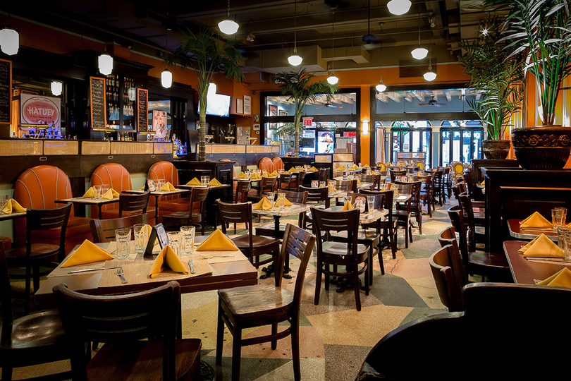 The dining room of Havana Central.