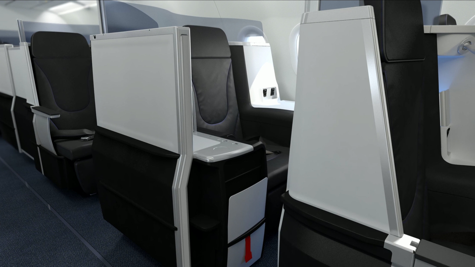 JetBlue's Mint premium cabin first introduced a door to some Vantage seats.