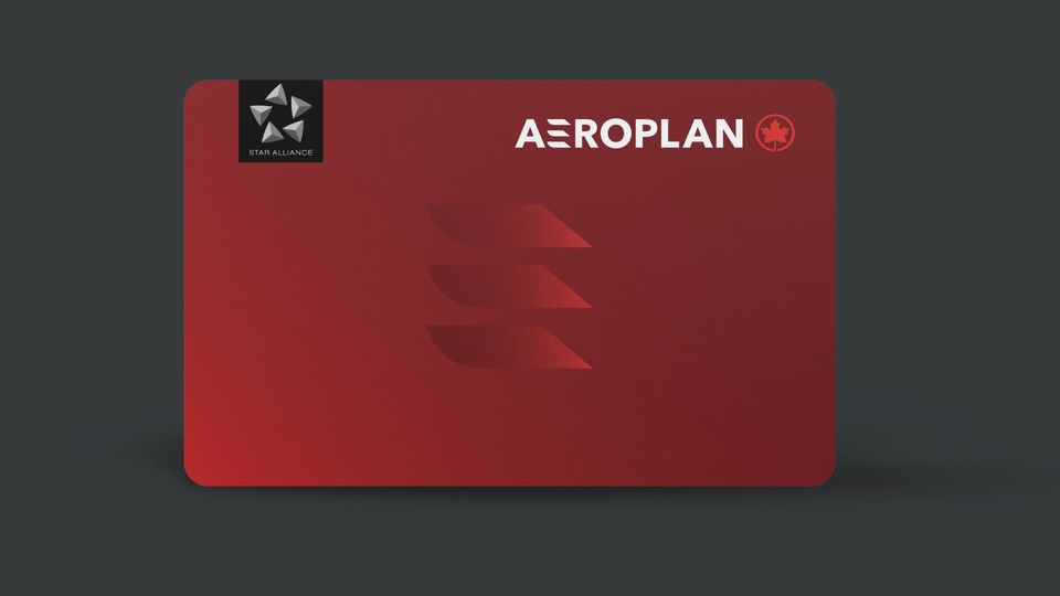 A new look for the new-look Aeroplan frequent flyer program.